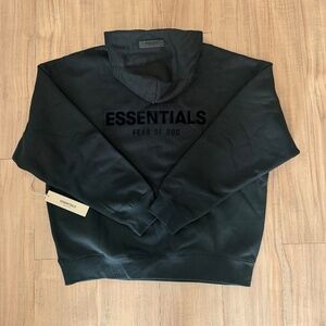 🔥 Essentials Fear of God Hoodie – Black 🔥